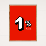 The 1% club, Wall Posters With Glass For Home And Office Decoration - Set Of 3