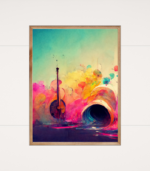 Abstract Wall Posters With Glass For Home And Office Decoration - Set Of 3 - Image 2