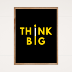 Motivational Wall Posters With Glass For Home And Office Decoration - Set Of 3