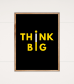 Motivational Wall Posters With Glass For Home And Office Decoration - Set Of 3