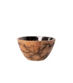 Woodin Epoxy Coated Crackle Design Serving Bowl for Snacks | 4' - Image 2
