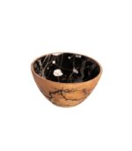 Woodin Epoxy Coated Crackle Design Serving Bowl for Snacks | 4' - Image 3
