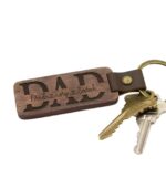Custom Engraved wooden key chain | Upload Your design - Image 3