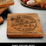 DIY Wooden Coasters | Table Decoration | Set of 4