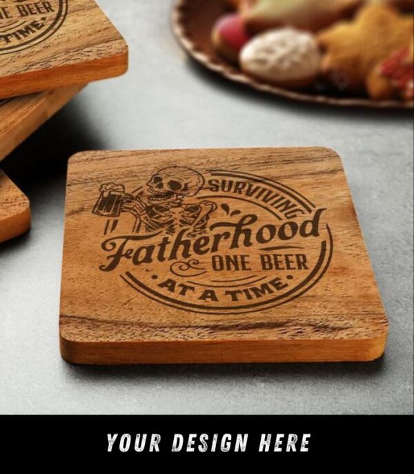 DIY Wooden Coasters | Table Decoration | Set of 4