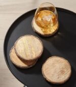 Mango Wood Coaster | Perfect for café and office (3Pcs) - Image 4