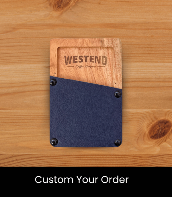 Rustic Charm Bill Presenter | Engraved 16x10 cm