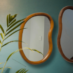 Classic Mahogany Wall Mirror | Irregular Mirror