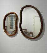Classic Mahogany Wall Mirror | Irregular Mirror - Image 3